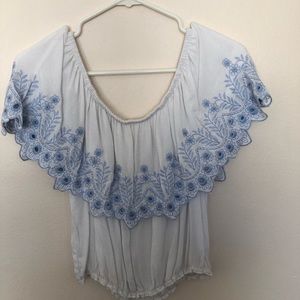 Off the should blouse